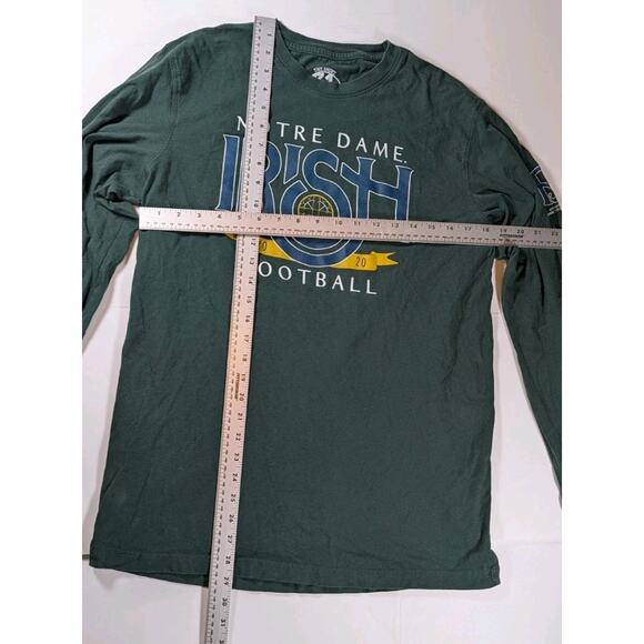 Notre Dame Fightin Irish "The Shirt" 2020 Long Sleeve Men's Large Green See Pics - Picture 2 of 10